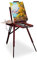 Relaxdays Caballete Portátil de Madera, 35 Piezas, Set de Pinceles, Paleta, Lienzo, Acuarela, Óleo y Acrílico, Marrón, Aluminio, 180 x 100 x 70 cm