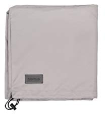 Blomus Aufbewahrungshülle -STAY- Pouf | Aufbewahrungsschutz für Pouf Hocker 60L x 60B x 40H cm | Farbe Light Gray | Atmungsaktiv Wasserabweisend