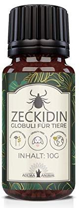 NEU: Adema Animal® Zeckidin Globuli - Zeckenschutz für Tiere - für Hunde & Katzen gegen Zecken