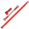 RC Steering Linkage, 1/12 Aluminum Alloy Steering Linkage Rod Steering Rod Link Arm Accessories Compatible with MN86K 1/12 RC Car (red)