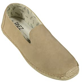Paez Herren Moc High Vegan Suede Burnt Mokassin, Marrón, 40 EU