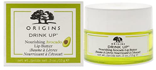 ORIGINS, DRINK-UP NOURISHING AVOCADO LIP BUTTER, 15 G.