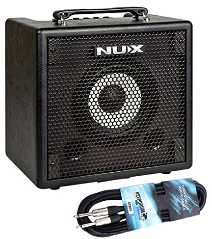 NUX Mighty Bass 50BT Combo Verstärker + keepdrum Klinkenkabel