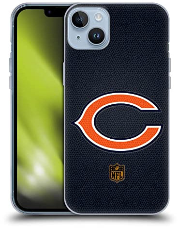 Head Case Designs Offizielle NFL Fussball Chicago Bears Logo Soft Gel Handyhülle Hülle kompatibel mit Apple iPhone 14 Plus