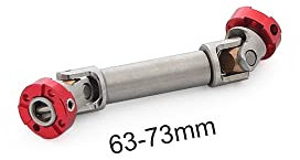 [Fernbedienung Spielzeugteile] Edelstahl Flansch Antriebswelle for 1/10 RC Crawler Traxxas TRX4 TRX6 Axial SCX10 D90 Redcat GEN8 1/14 Tamiya Sattelzugmaschine - sievironmentell freundliche Materialien