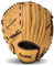 Franklin Sports Baseball + Softball Glove - Field Master Baseball + Softball Mitt - Adult + Youth Glove - Men's + Women's Baseball + Softball Gloves - Left Hand Throw - 12.5 - Camel Brown
