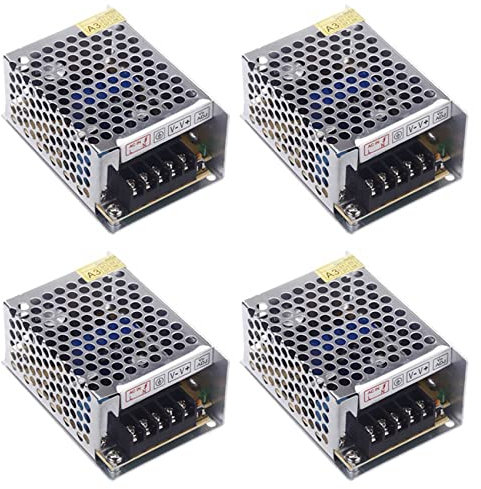 Cusstally - Transformador de corriente alterna (100 V, 240 V, 5 A, 25 W, transformador de voltaje y conmutador, fuente de alimentación para tira de LED