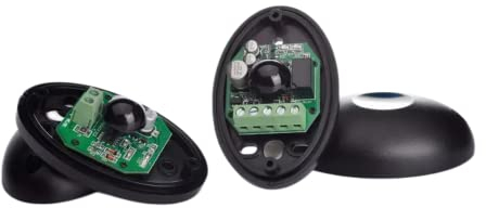 Paire de Photocellules Infrarouges 12 / 24V AC DC Universelles Capteurs Infrarouges Pour Portail Automatique Garage