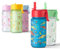 VINSUN Botella Agua Niños con Pajita 500ml - Tritan sin BPA, prueba de fugas, reutilizable - Cantimplora Infantil azul para Guardería, Escuela, Deporte