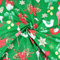 Textrend Baumwollstoff Weihnachten - Stoff zum Nähen - 100% Baumwolle - Weihnachtsstoffe - Textilien 1x1.6m - Stoffe Meterware (Retro-Weihnachtsdekoration - grün)