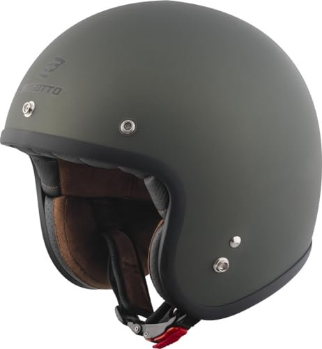 Bogotto H541 Solid Jethelm, grün matt, L