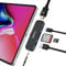 HUB USB, HUB Adaptateur USB C avec HDMI 4K, USB 3.0, PD de Type C, lecteurs de Cartes SD/TF et Prise Audio Compatible avec Les tablettes, Ordinateurs Portables, Windows, MacBook