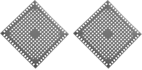 QUARKZMAN 2Pcs Filtro de Pelo para Desagüe de Ducha Cubierta de Desagüe Cuadrada de Silicona Colador Tapón de Pelo para Accesorios de Ducha Cocina Y Baño Gris