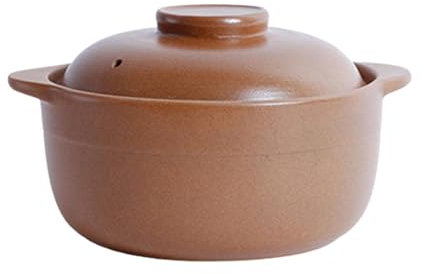 Baoblaze Pentola di Terracotta Pentola di Argilla Pentola di Terracotta Accessori da Cucina Pentola di Argilla Non Smaltata in Stile Cinese Pentola di Riso in, 1.1 l