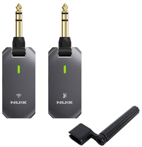 NUX C-5RC Wireless System Drahtlos-System 5.8 GHz für Gitarre + keepdrum Saitenkurbel