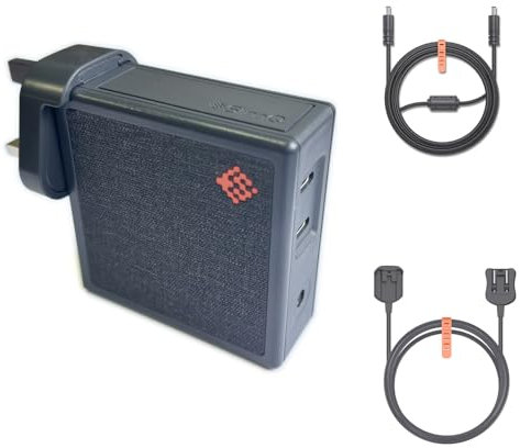 Gan Charger for Laptop: 150W,135W,130W,120W,90W,65W - DC&Type-C Charger compatible with Dell,Lenovo,HP,Razer,MSI,Asus,Acer