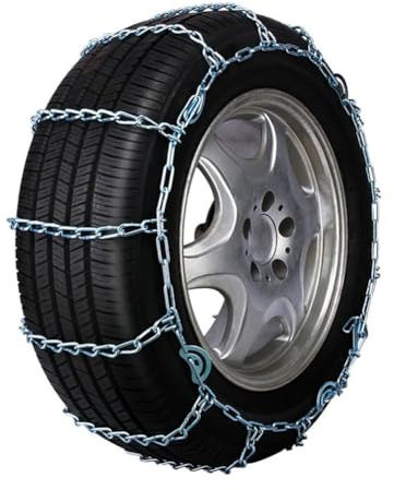 JILEIOK Coche Cadenas de Nieve para Audi A3 Hatchback 2014-2018, Cadena de Tracción de Neumáticos Antideslizantes de Emergencia Winter Safety Accesorios,H/1134cam