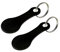 2 Pcs Metal Shopping Cart Coin Keychains, Durable Shopping Cart Tokens Shopping Cart Unlock Key Keychain Shopping Cart Coin Trolley Keychain Trolley Tool Accessories (Black)