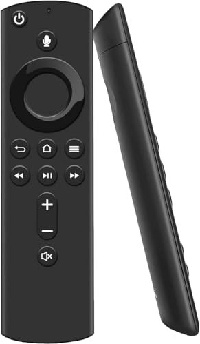 Mando a distancia de voz de repuesto (2ª generación) con función de voz para televisores inteligentes AMZ Stick (4K/Lite/Cube/4K Max Stick), y apto para Smart TV Cube (1ª generación y posteriores),
