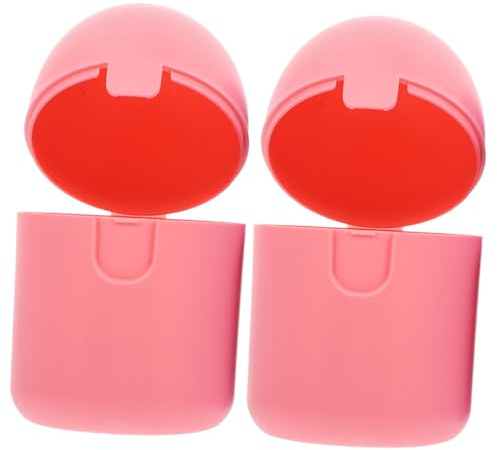 DEARMAMY Tragbarer Menstruationstassen Aufbewahrungskoffer 2 Stück Hitzebeständiger Pp mit Dampf Reinigungsfunktion Damen Persönlichkeitsbox für Hygiene und Sichtschutz Geeignet für Mädchen und Frauen