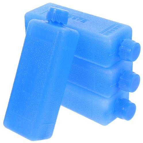 DOITOOL Ice Crystal Box 4Pcs Reusable Ice Packs for Air Conditioner Fans Portable Cooler Freezer Blocks for Outdoor Camping and Hiking