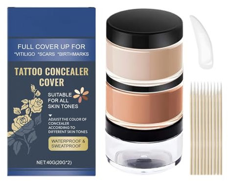 Maquillaje que cubre la piel, base de camuflaje, cubierta y mate maquillaje de cuerpo entero con pigmentación completa para cuello, brazos, mujeres y