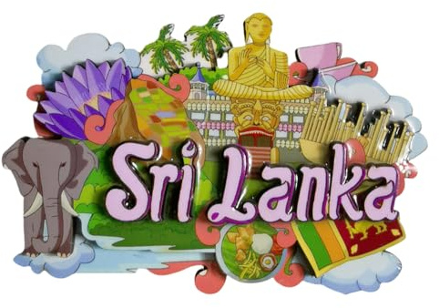Sri Lanka Tourist Souvenir 3D Refrigerator Magnets Fridge Decoration Magnet