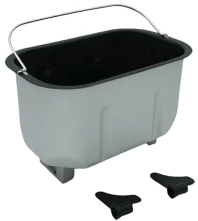 Olla interior for máquina de pan, compatible con Silvercrest, 850 SBB EDS A1. Repuesto for tambor de pan.