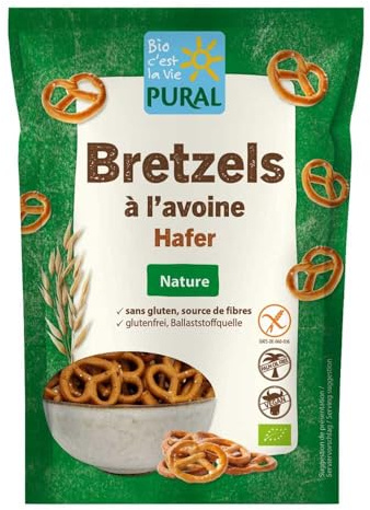 Pural Hafer Brezeln, glutenfrei, 80g