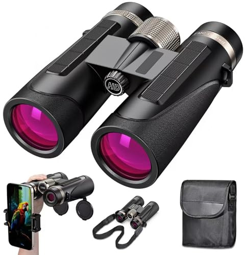 Auricase Fernglas 12x25, Magnesium Fernglas mit Nitrogenfüllung und wasserdicht, BAK4 HD Prisma + FMC Objektiv, Ferngläser für Vogelbeobachtung, Jagd, Wandern, Sightseeing