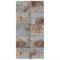 Bilderwelten Raumteiler Shabby Industrial Metalloptik 250x120cm inkl. transparenter Halterung