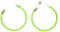 W WIDMANN MILANO Party Fashion - Ohrringe, Neonfarben, Schmuck, 80er Jahre, Karneval, Mottoparty