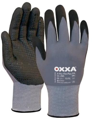 Oxxa 1 51 295 09 Handschuh x-Pro-Flexplus Nft, schwarz, Größe 9