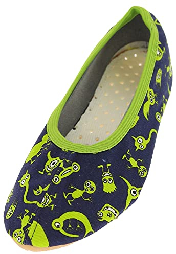 Beck Jungen Monster Gymnastikschuhe, Blau, 28 EU