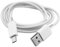 OcioDual 1m Ladekabel und Datentransfer USB zu Micro USB 8mm für Handy Tablet Smartphone Universal Weiss