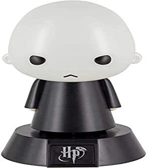 Voldemort Harry Potter Mini Leuchte Icon Light schwarz/grau, Bedruckt, aus Kunststoff, in Geschenkverpackung.