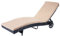 Mendler Sonnenliege HWC-D80, Gartenliege Relaxliege Liege, Poly-Rattan - anthrazit, Kissen beige