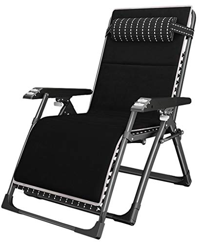 YFF-Liegen Liegestuhl Gartenstuhl | Garten terrasse Liegestühle | Falten Gartenstühle Freizeitliege Klappstühle mit Eisen-Legierung Rahmen Rechteckige Beine Max.200kg