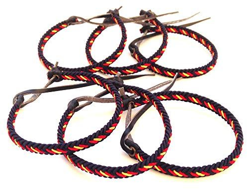 sin marca 6 Armbänder mit spanischer Flagge