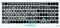 English UK Large Letter Replacement Non Transparent BLACK Stickers with White Letters - Suitable for ANY Keyboard