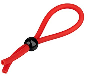 Anillo de pene para hombres, anillo de silicona ajustable para una erección dura y larga, juguete sexual para parejas para aumentar la potencia 1-6cm rojo
