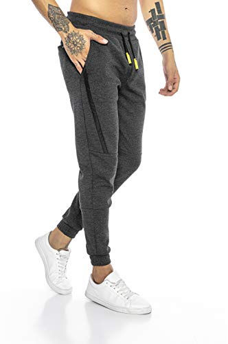 Redbridge Jogginghose Herren Cargo Jogger Hose Freizeithose Dunkelgrau XL