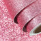 FunStick Pink Adhesive Wallpaper for Bedroom Girls Children Glitter Adhesive Coating Furniture Pink Decorative Wall Sticker Glitter Glossy Pink Adhesive Paper for Cabinet Vinyl Stickers 40 cm × 2 m