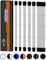 dcl24.de 30CM Sleeved Cable PC Extension Kit Weiß für Netzteil, GPU/CPU, PSU Cable Extensions mit Kabelkämmen, gesleevte Kabel PC Cable mod Kit