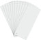 Leeres Aluminiumschild – Schild-Rohlinge – Weiß – 25 cm Höhe, 10 cm Breite, Aluminium – 12 Stück (24 x 10 cm, weiß-12 Stück)