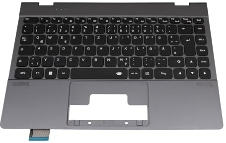 MEDION 40083862 Original Tastatur inkl. Topcase DE (deutsch) schwarz/grau mit Backlight für Akoya E14412