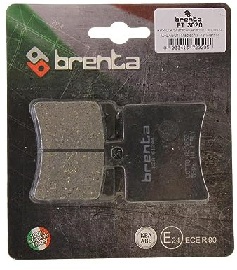 Bremsbeläge Brenta 3020 organisch hinten | Kompatibel mit Aprilia Atlantic Leonardo RS Scarabeo 125 200 250 400 500