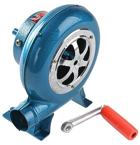 WilkSxyc Barbecue Blower, Hand Crank Blacksmith Forge Blower, Charcoal Chimney Starter BBQ Fan, Outdoor Cooking Camping Picnic Accessories (Size : 350w)