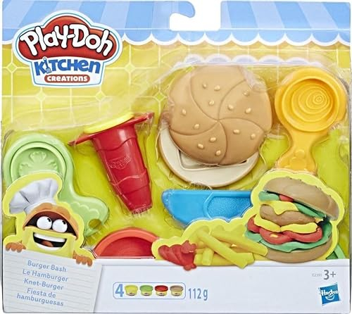 Play-Doh E2391 Burger Bash, Mehrfarbig
