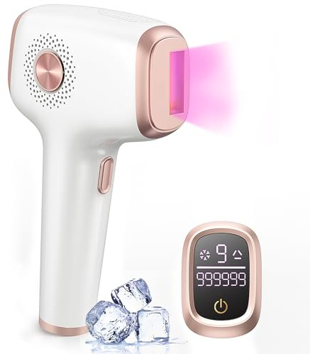 INNZA IPL Hair Removal with Ice Cooling Care Function for Women,Long-Lasting Results,999,999 Flashes Painless Hair Removal, Hair Removal Device for Armpits Legs Arms Bikini Line